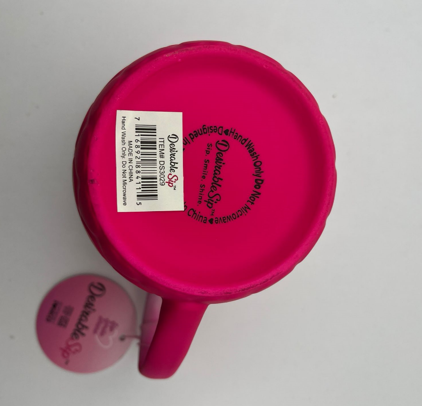 DesirableSip Soft Touch Love Embossed Mug