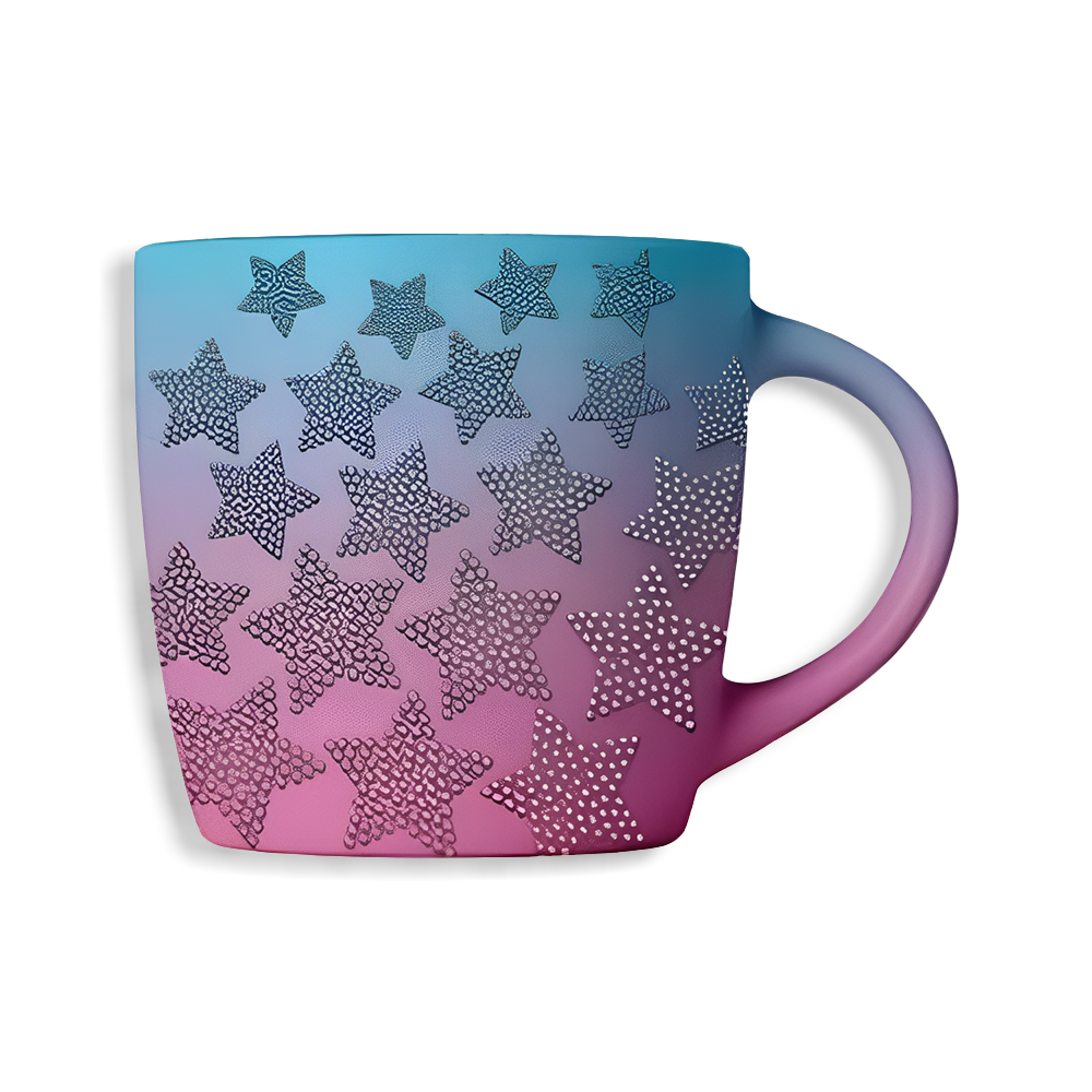 Stoneware Stars Mug 12 OZ