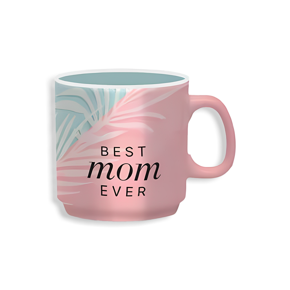 Stoneware "Best Mom Ever" Mug 12 OZ