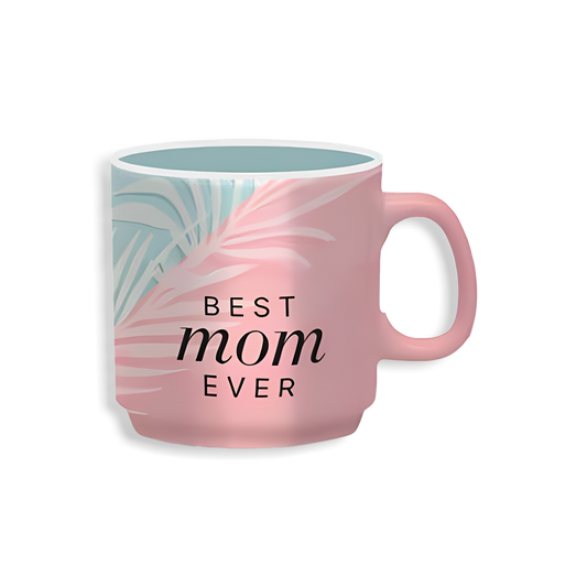 Stoneware "Best Mom Ever" Mug 12 OZ